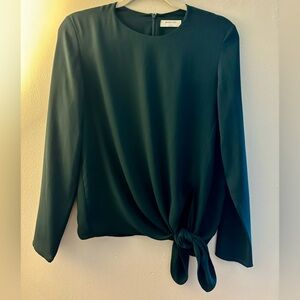 Babaton Dark Green Long Sleeved Shirt